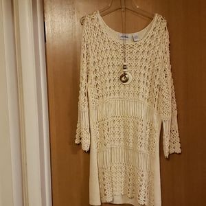 Le Moda Crochet Sweater or Dress